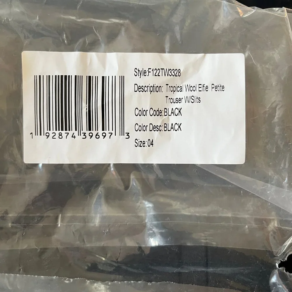 Tibi Tropical Wool Elfie Trouser with Slits - Petite - 4 - Picture 12 of 16